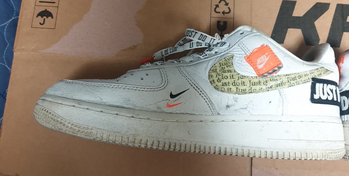(단종매물) 나이키 에어포스1 로우 저스트두잇 팩 화이트 (260) 상품이미지8
