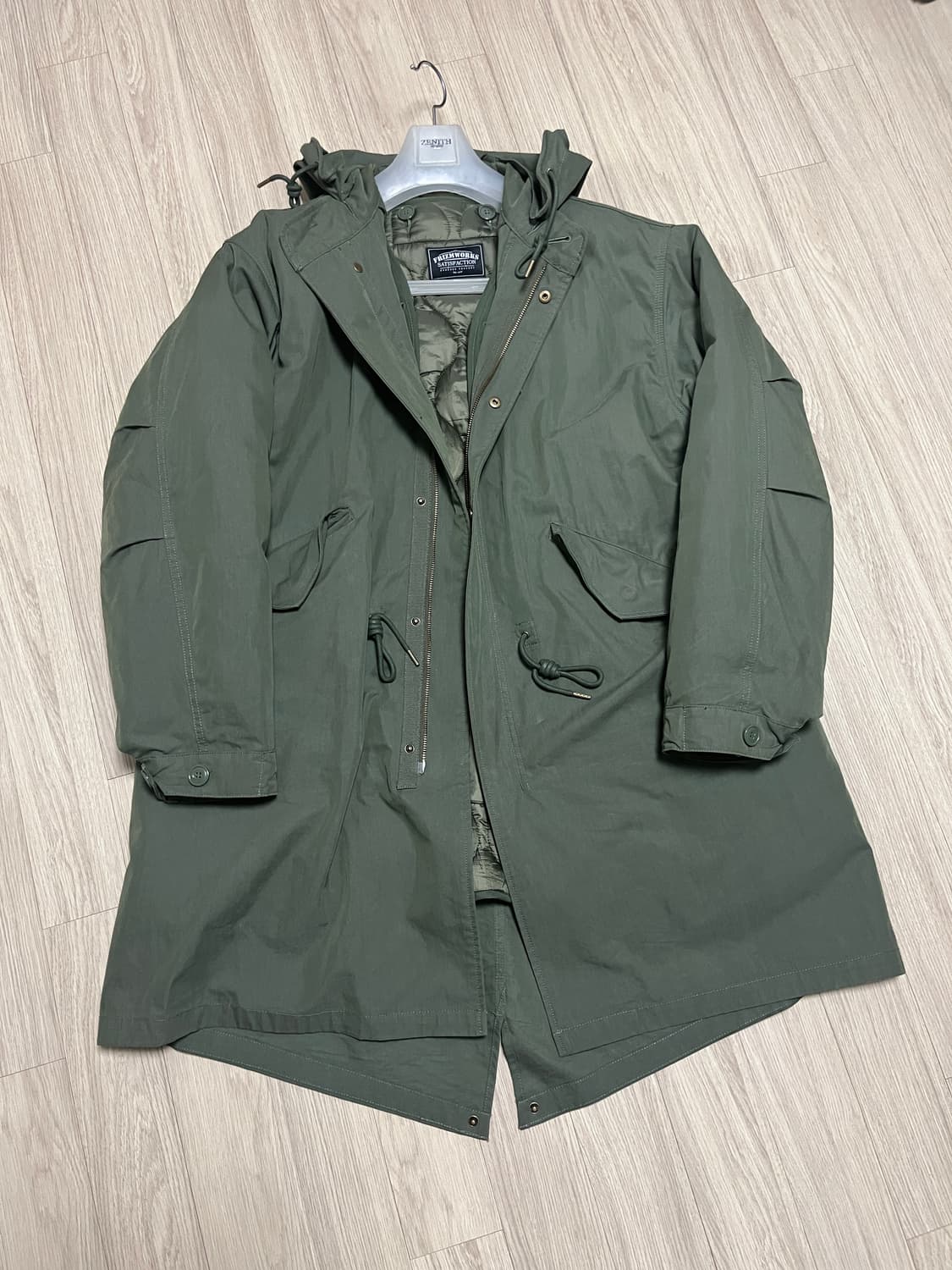 프리즘웍스 Vincent M1965 피쉬테일 파카 올리브 상품이미지2