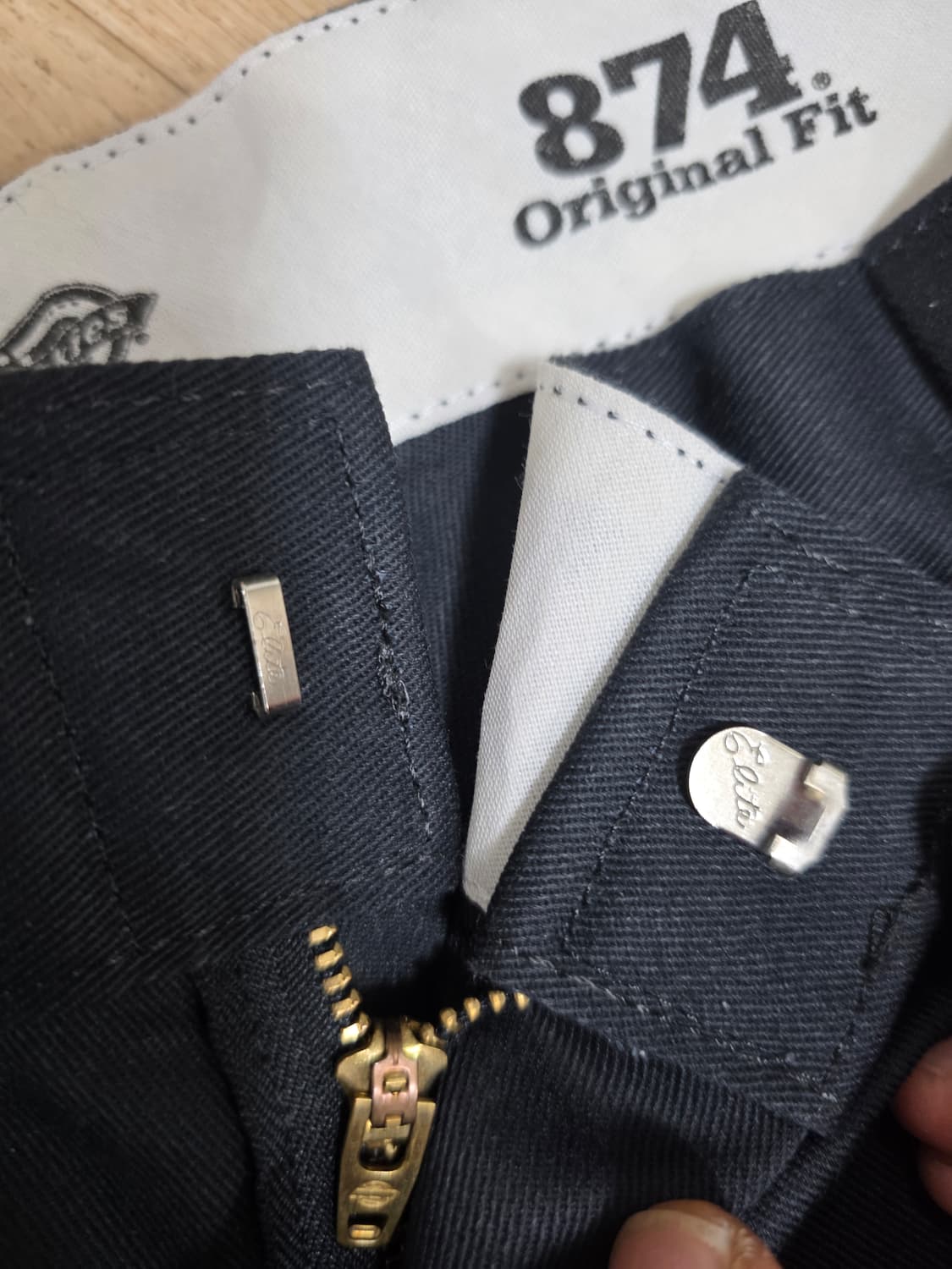 디키즈 874 오리지널핏 워크 팬츠 바지 블랙 36 상품이미지2