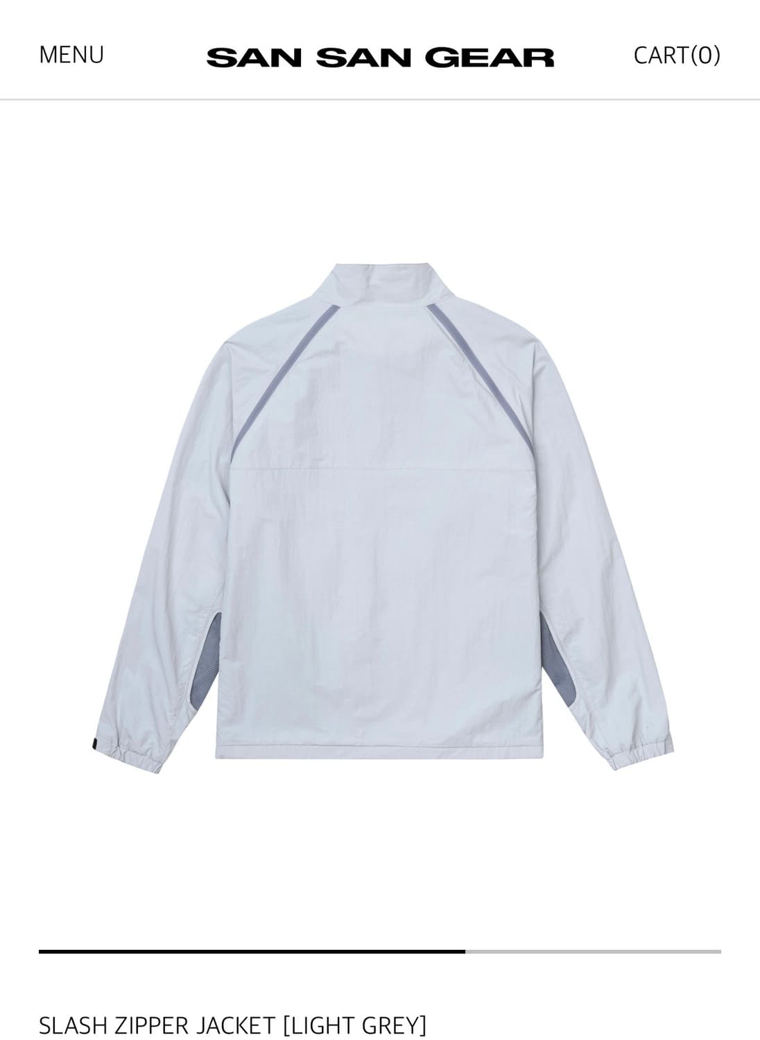 산산기어 바람막이 2사이즈 팝니다. 상품이미지3