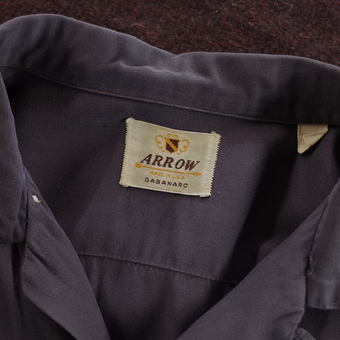 1950’s Arrow Gabanaro Loop Collar Shirt 상품이미지9