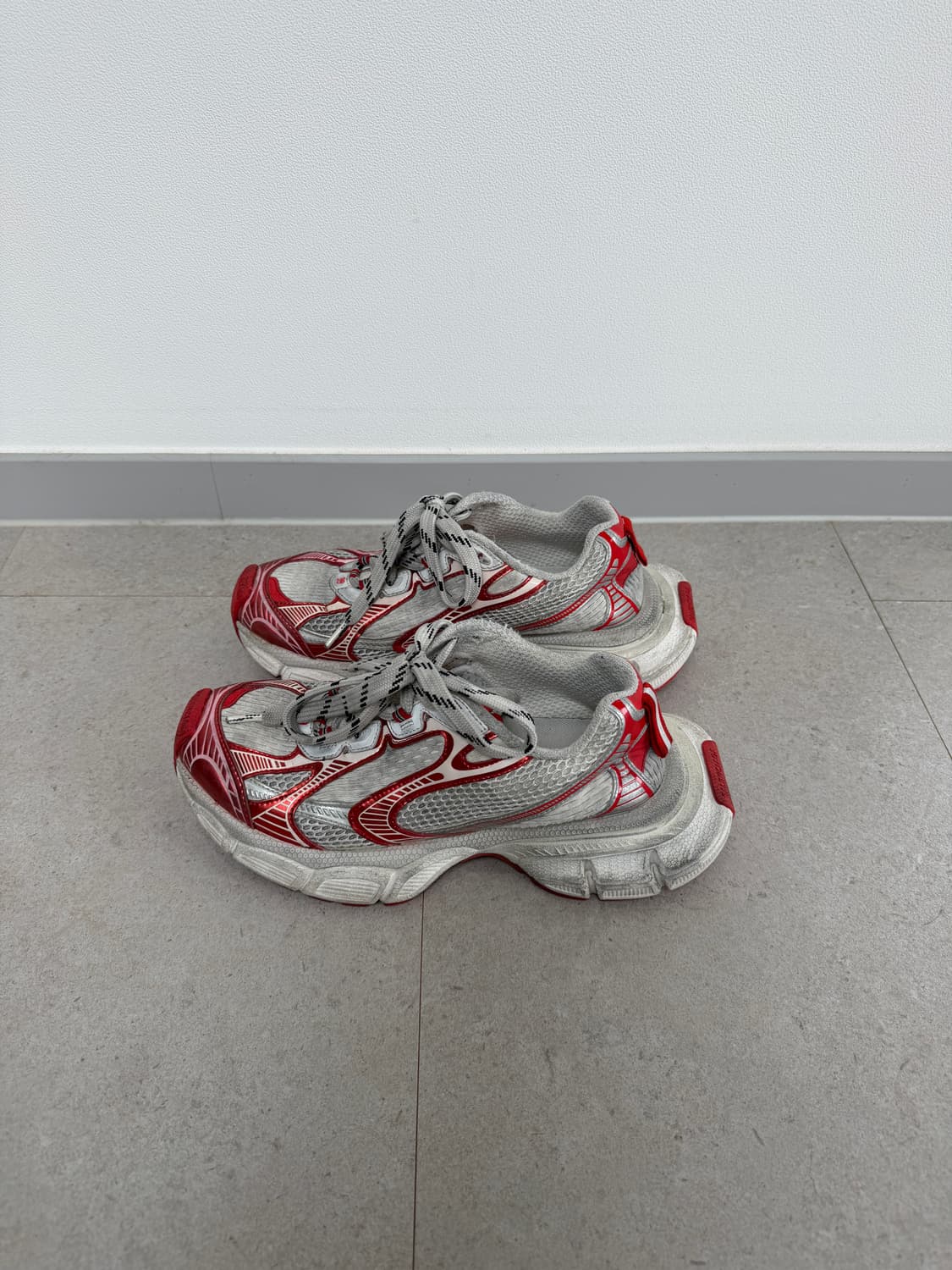 발렌시아가 3XL 스니커즈 화이트레드 39 상품이미지1