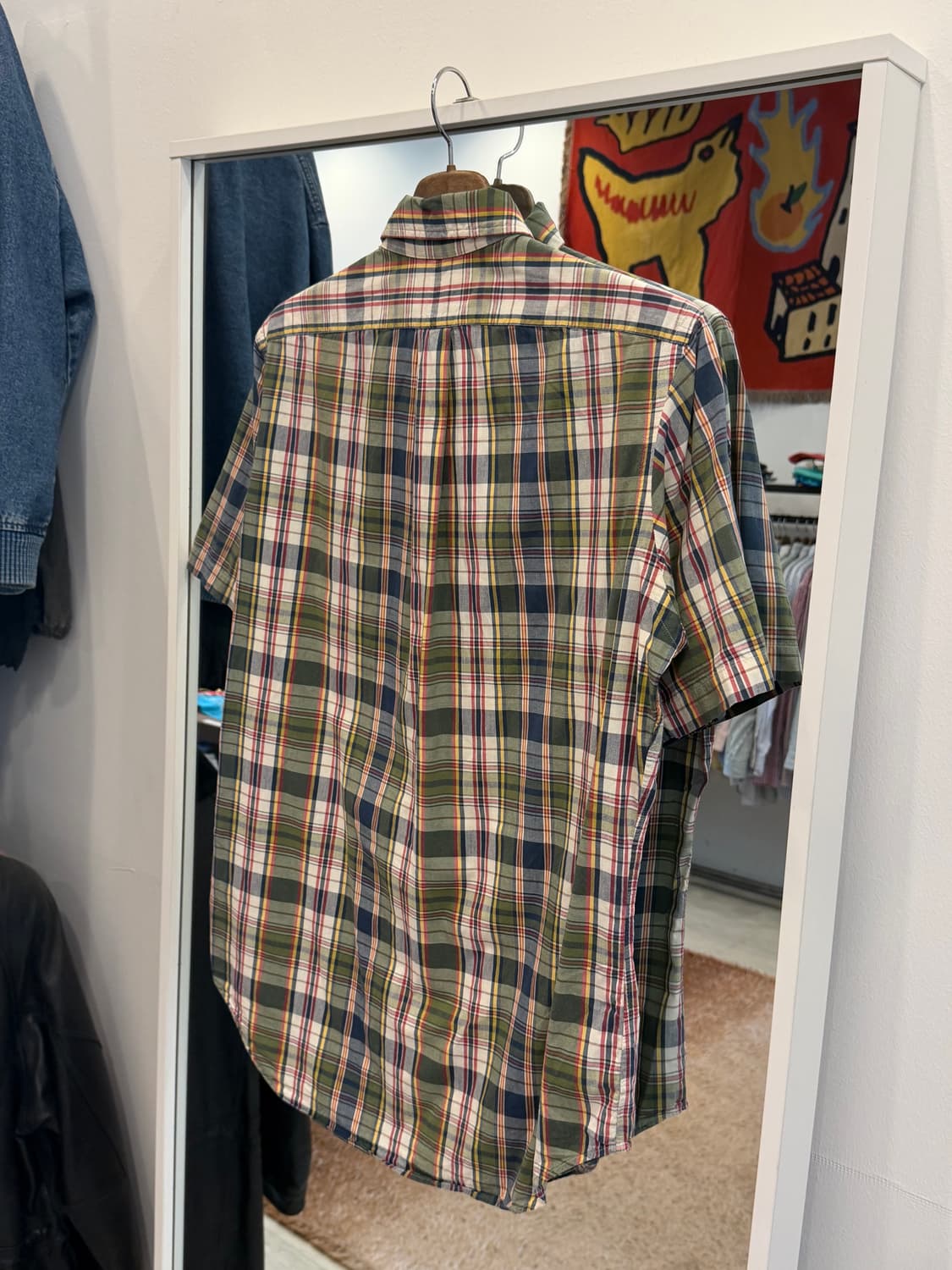 Polo RL 폴로 랄프로렌 CLASSIC 체크 반팔 셔츠 상품이미지5