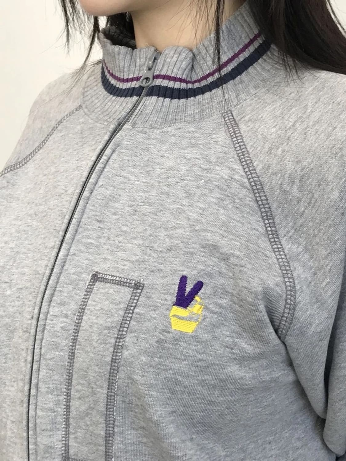 00's PPFM Zip Up Sweat Jacket 상품이미지3