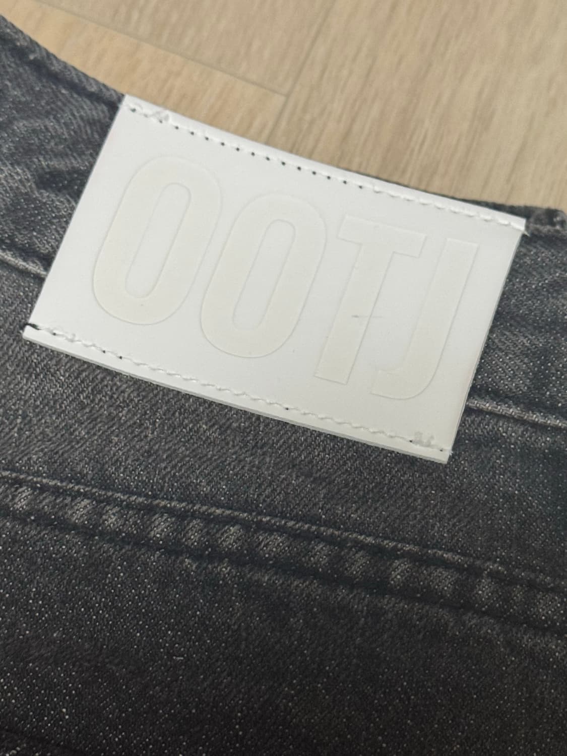 카리나 바지 OOTJ 흑청 S 상품이미지5