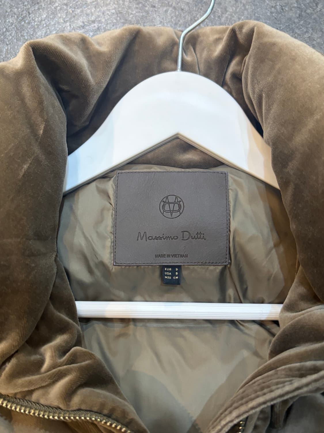 마시모두띠 여성 벨벳 패딩 S사이즈 상품이미지4