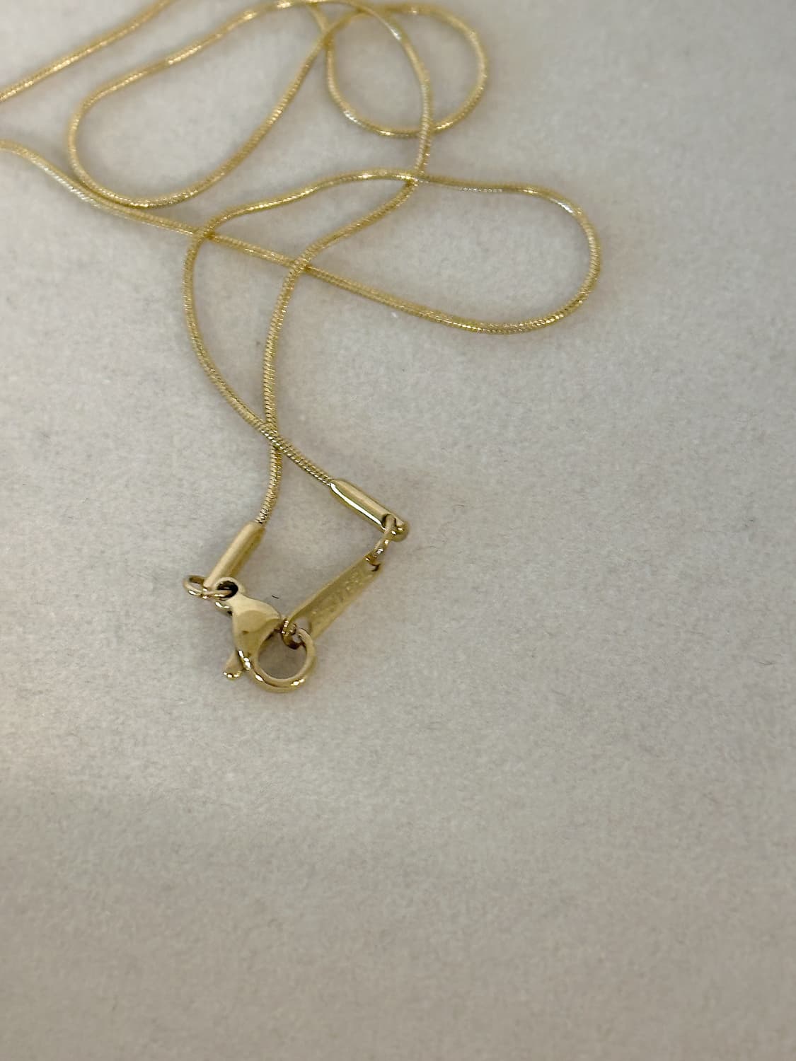 디올 스네이크 체인 오블리크 목걸이 상품이미지3