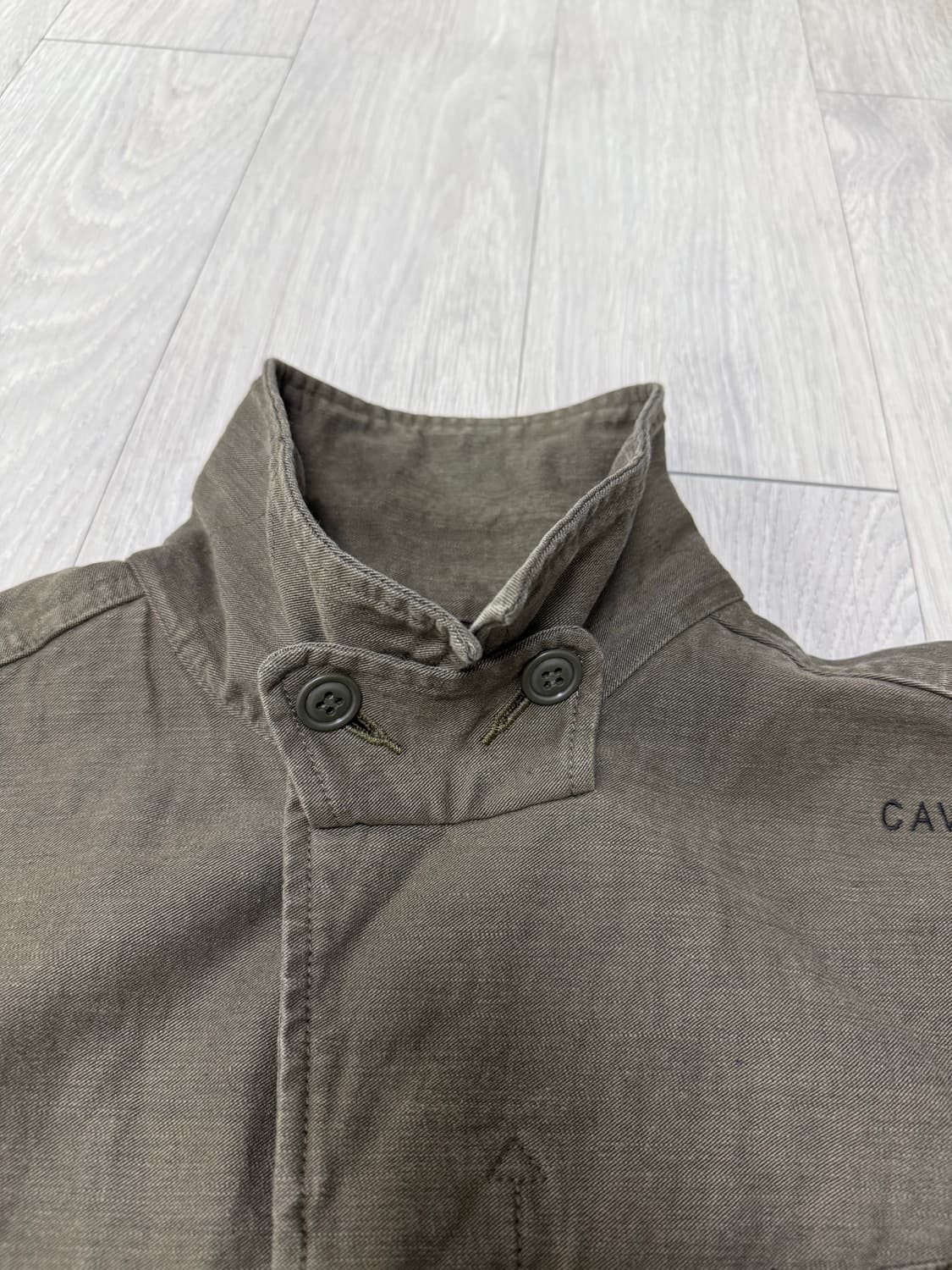 (M)카브엠트 chmr bdu 백사틴 자켓 카키 상품이미지8