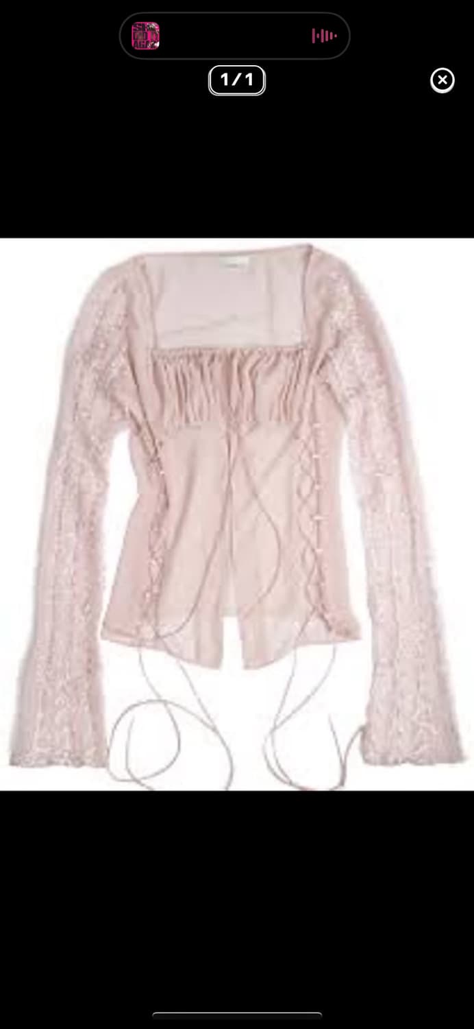 본네 블라우스 핑크 1 상품이미지1