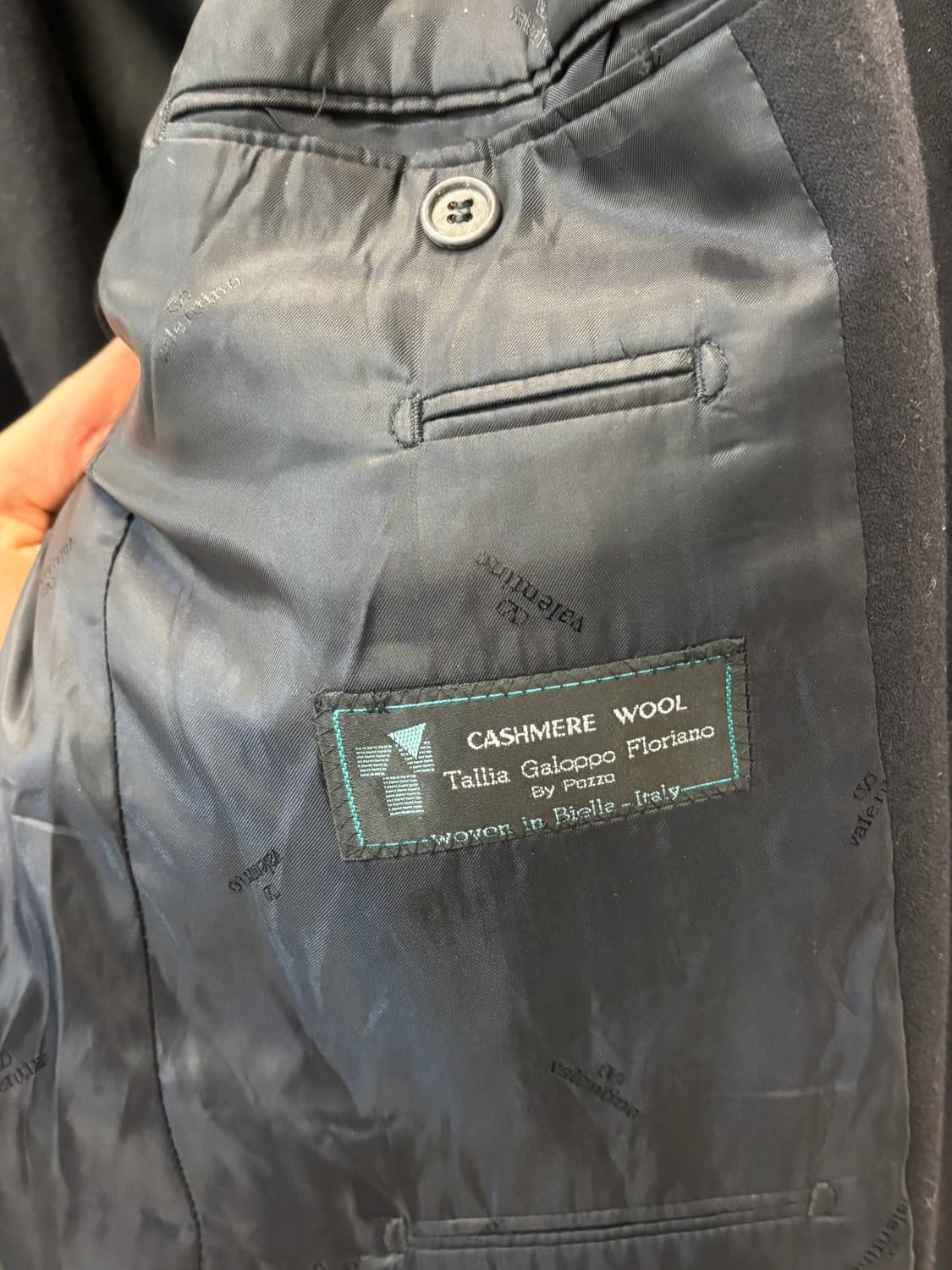 발렌티노 남성 캐시미어 울 금장 블레이저 105 상품이미지5