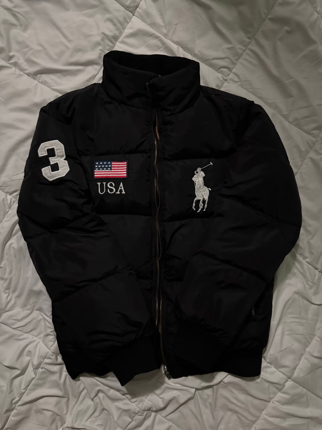 폴로 USA 성조기 빅포니 패딩 상품이미지1