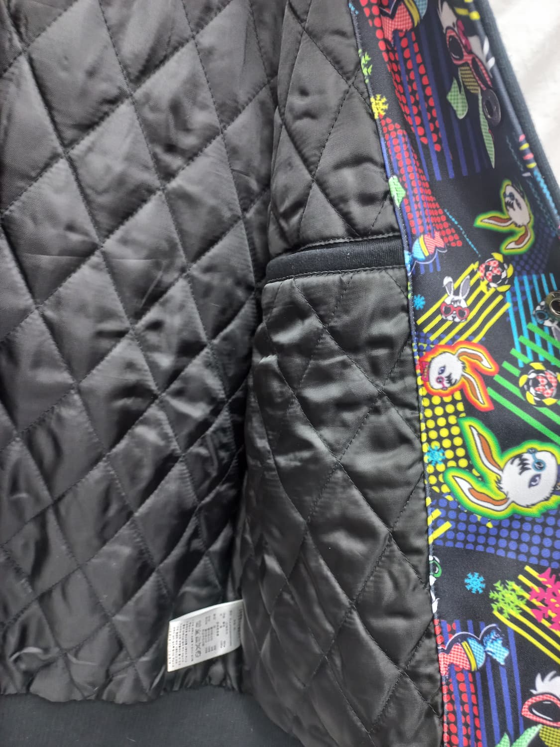 플레이보이 빅로고 누빔 블루종 스타디움 자켓 (남 95) 상품이미지1