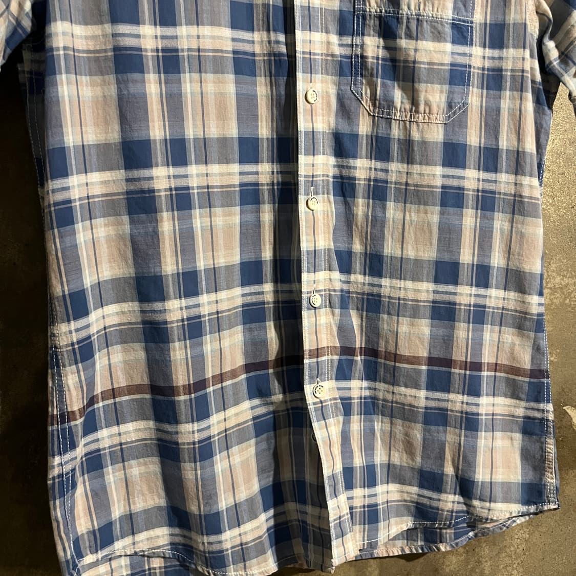 질스튜어트 반팔 체크셔츠 상품이미지3