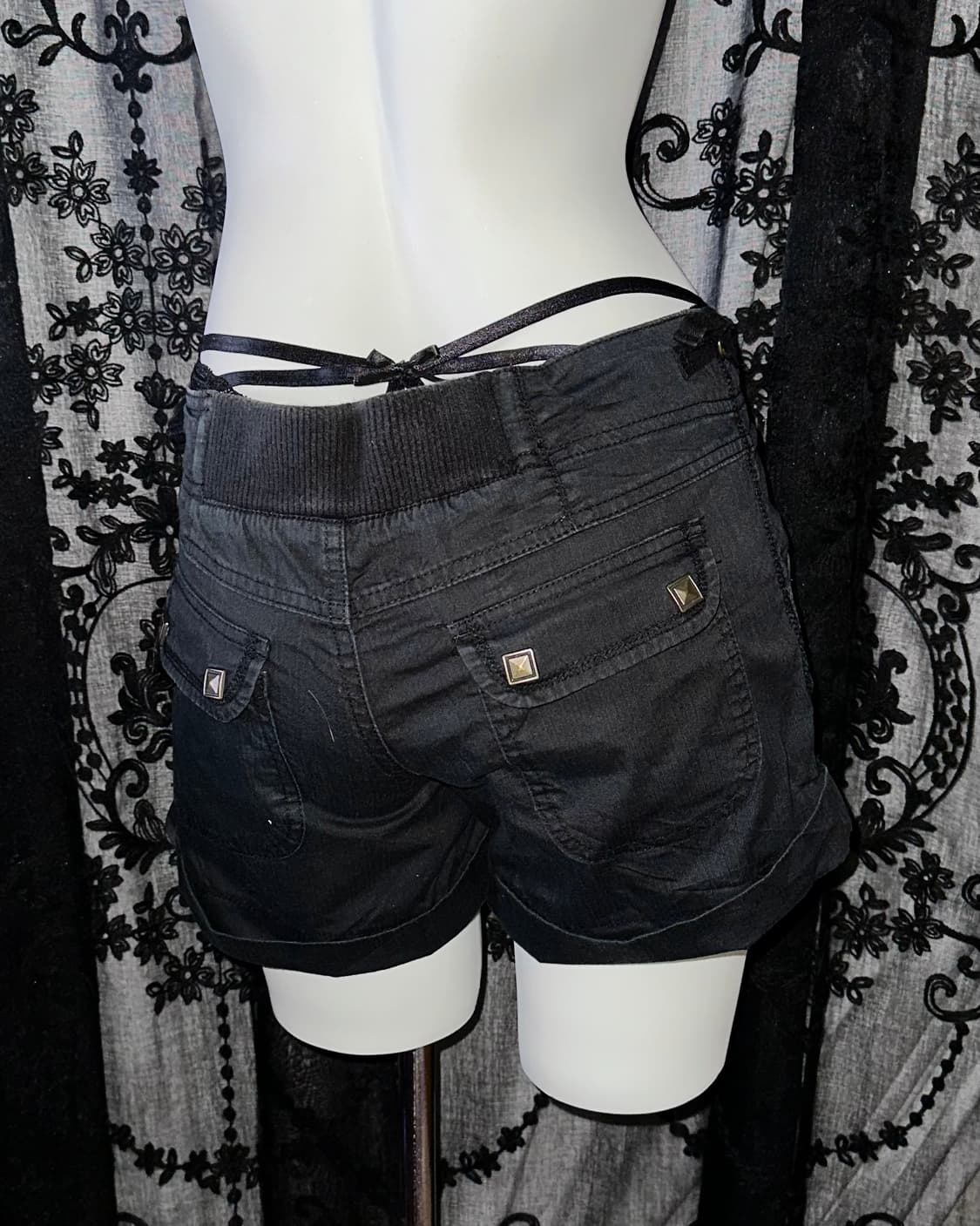 y2k Dark Gray Shorts 상품이미지3