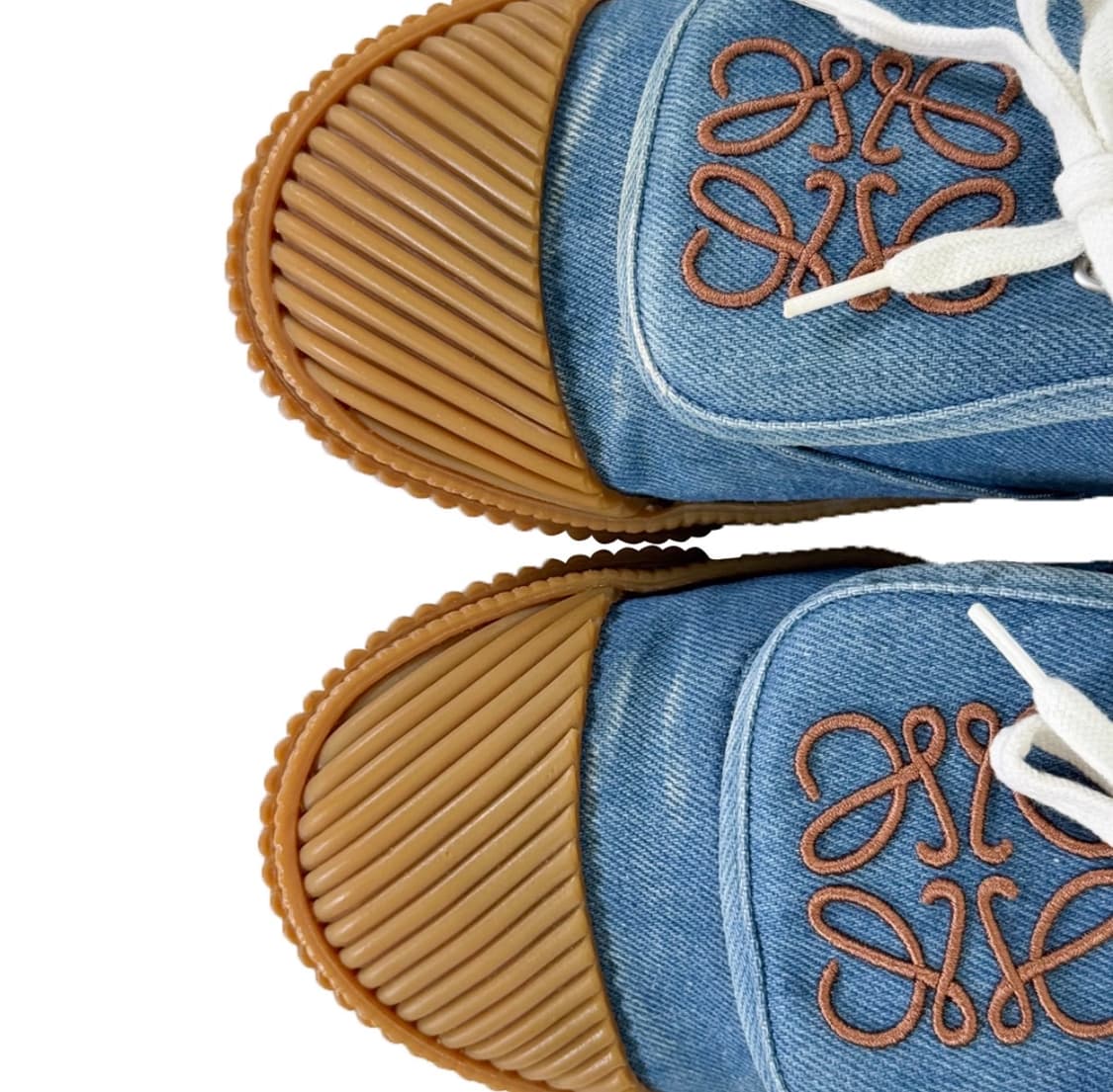 [38] 로에베 x 하울의움직이는성 데님 아나그램 플랩 스니커즈 블루 상품이미지7