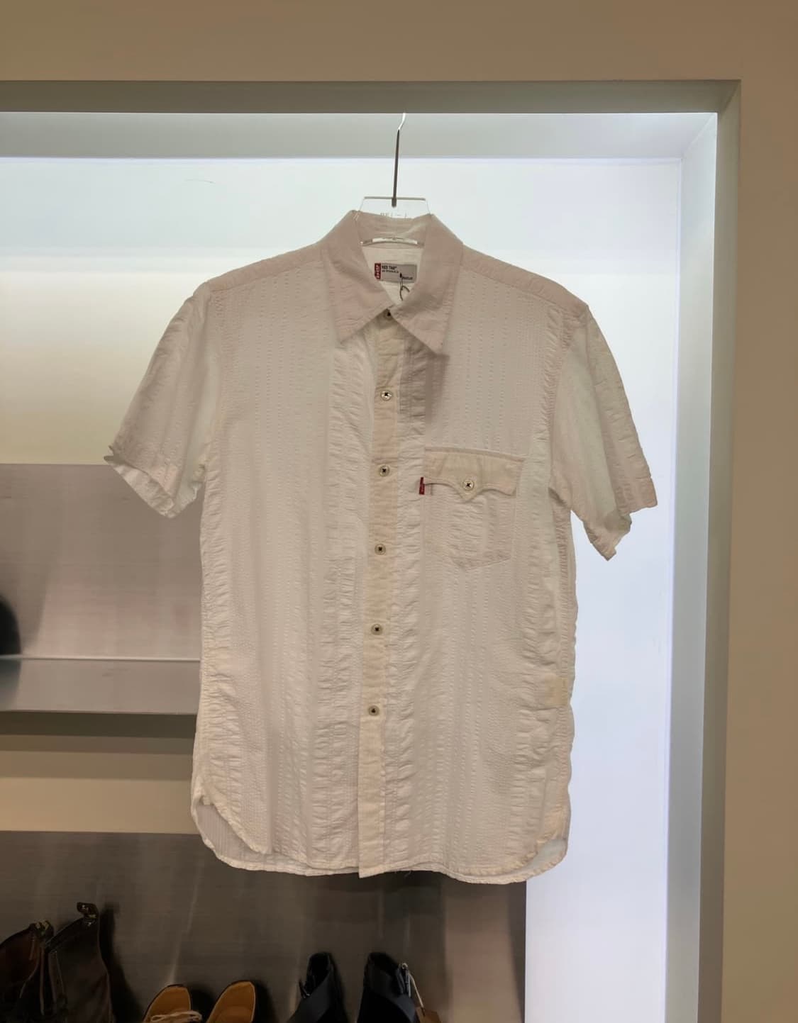 리바이스 웨스턴 반팔 셔츠 M 상품이미지1