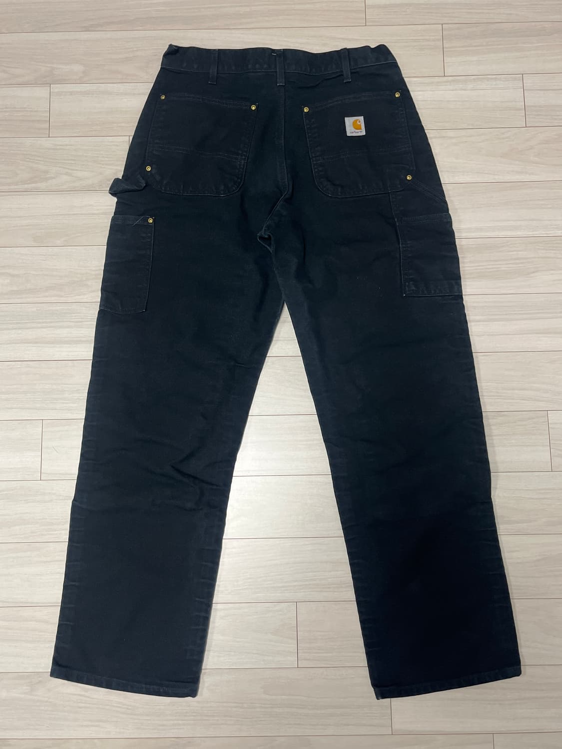 빈티지 칼하트 더블니 블랙 USA 32x30 상품이미지5