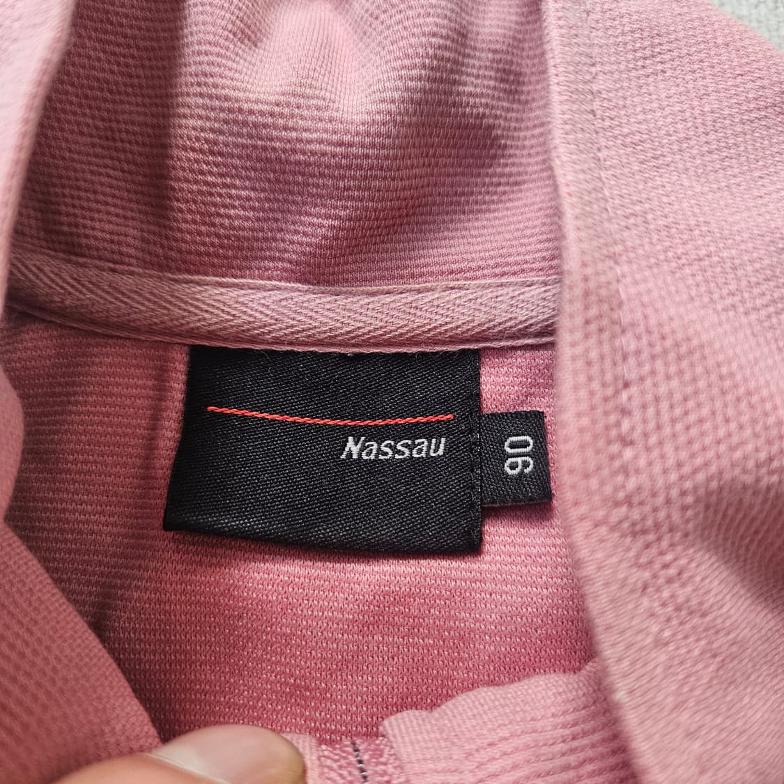 90 낫소 여성 루즈핏 하이넥 집업 0402Y 상품이미지3