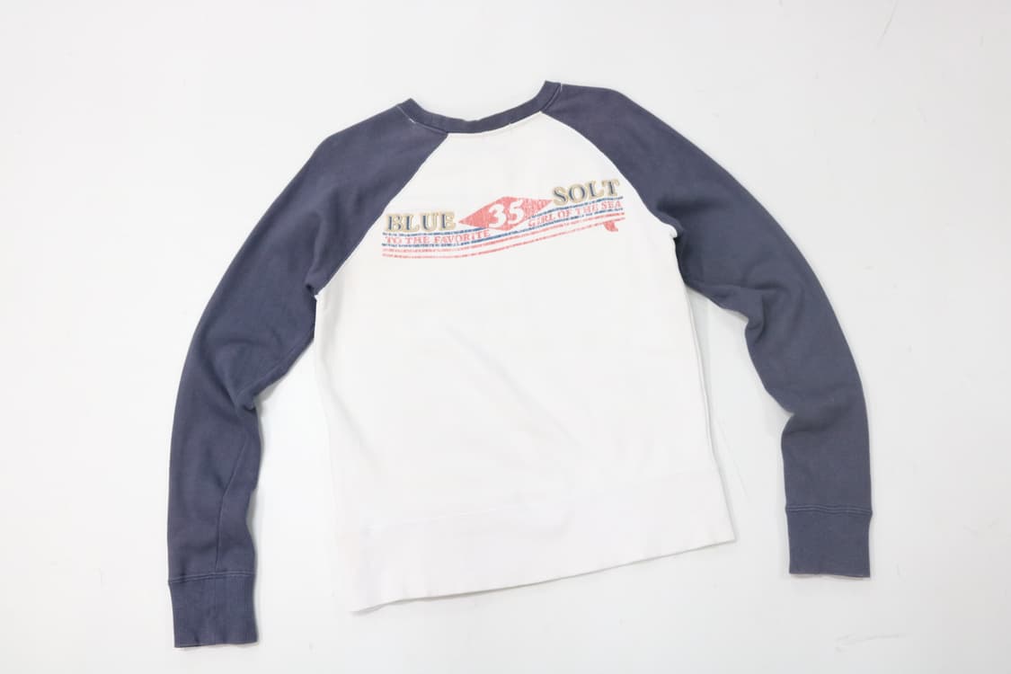 Blue Solt 빈티지 서프 그래픽 라글란 맨투맨 (L) 상품이미지7