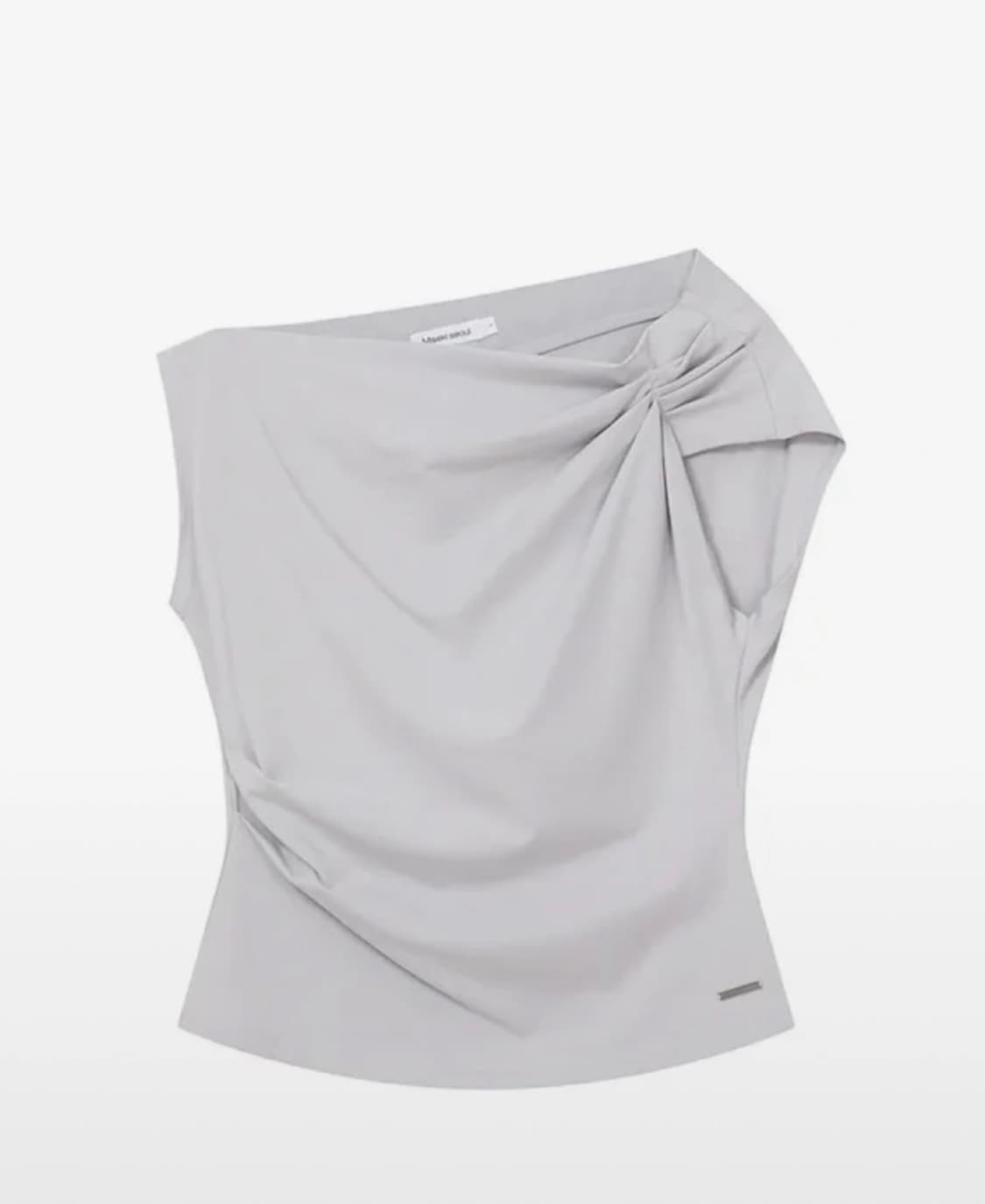 미세키 서울 Slanted sleveeless top GREY 상품이미지1