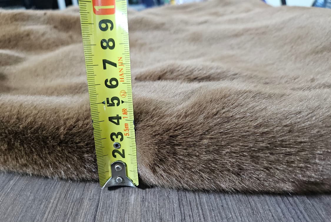 Merry.J 브라운 인조  퍼 조끼 M 상품이미지9