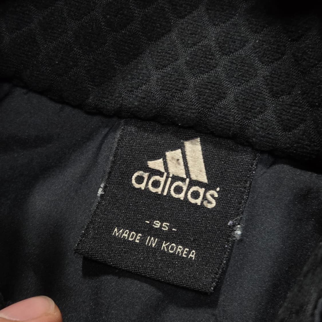 아디다스 삼선 블랙 바람막이 자켓 상품이미지8