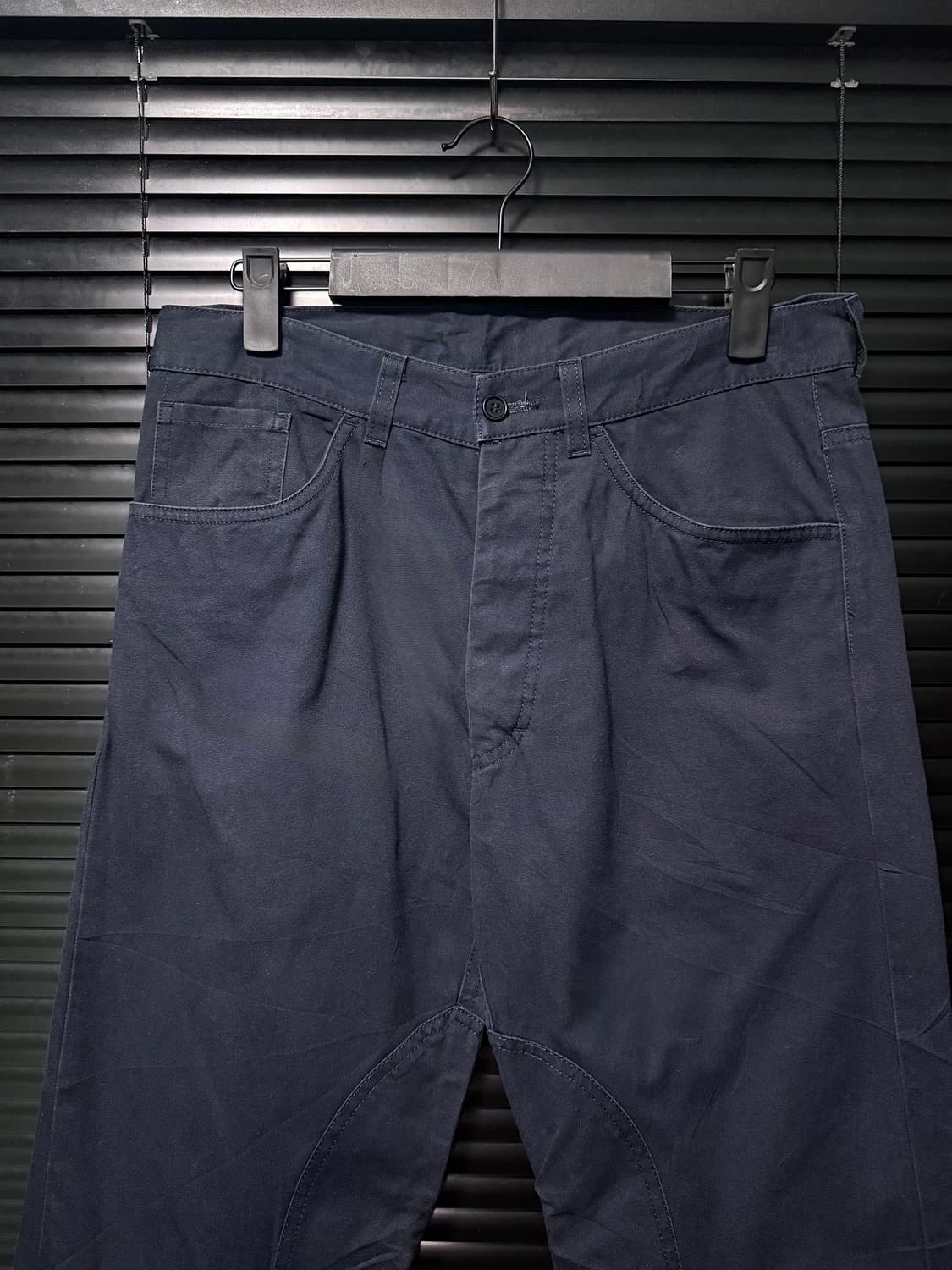 byblos 네이비 남색 치노 일자 스트레이트 워크 29 팬츠 밀리터리 상품이미지2