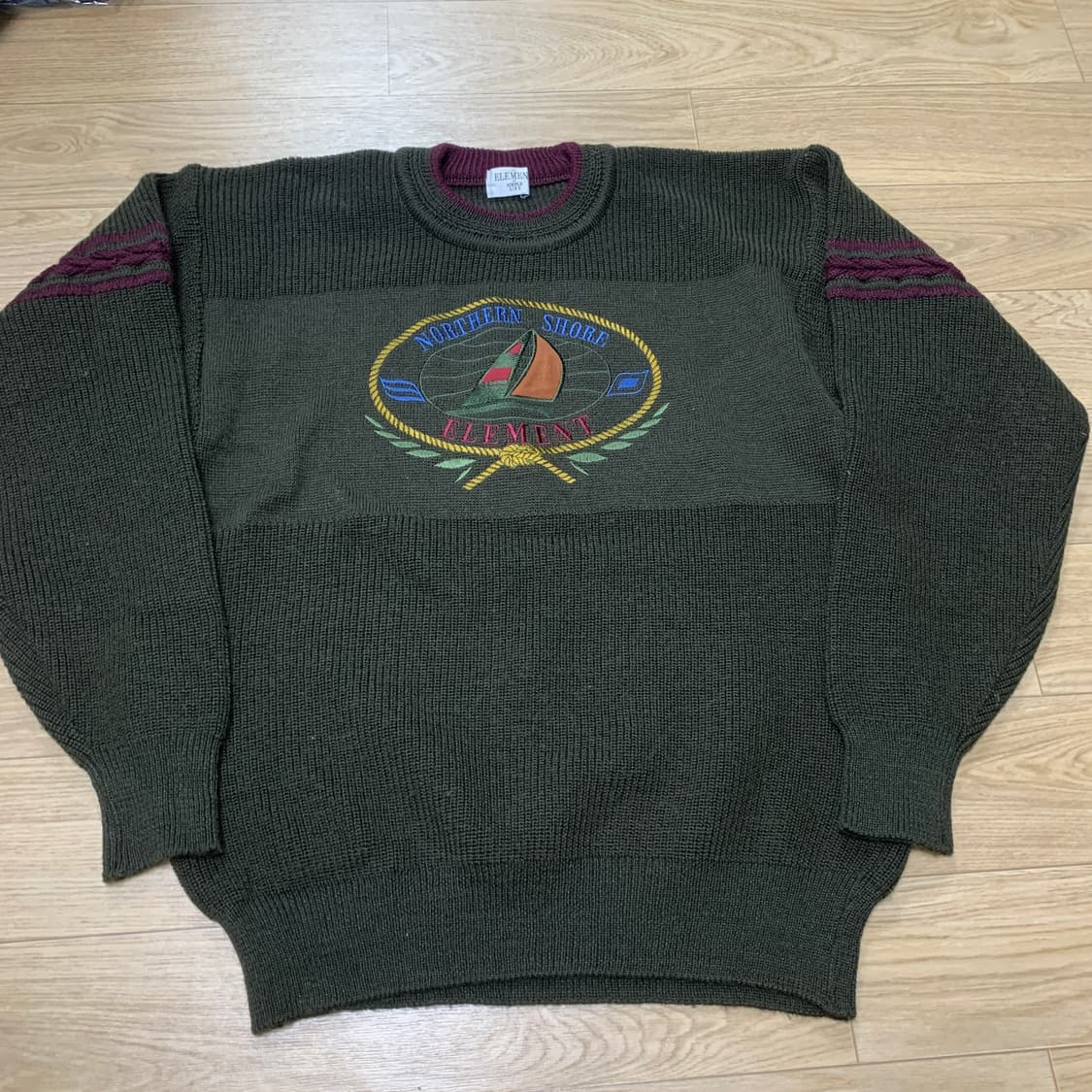 M)Element of simple life 요트 니트  상품이미지1