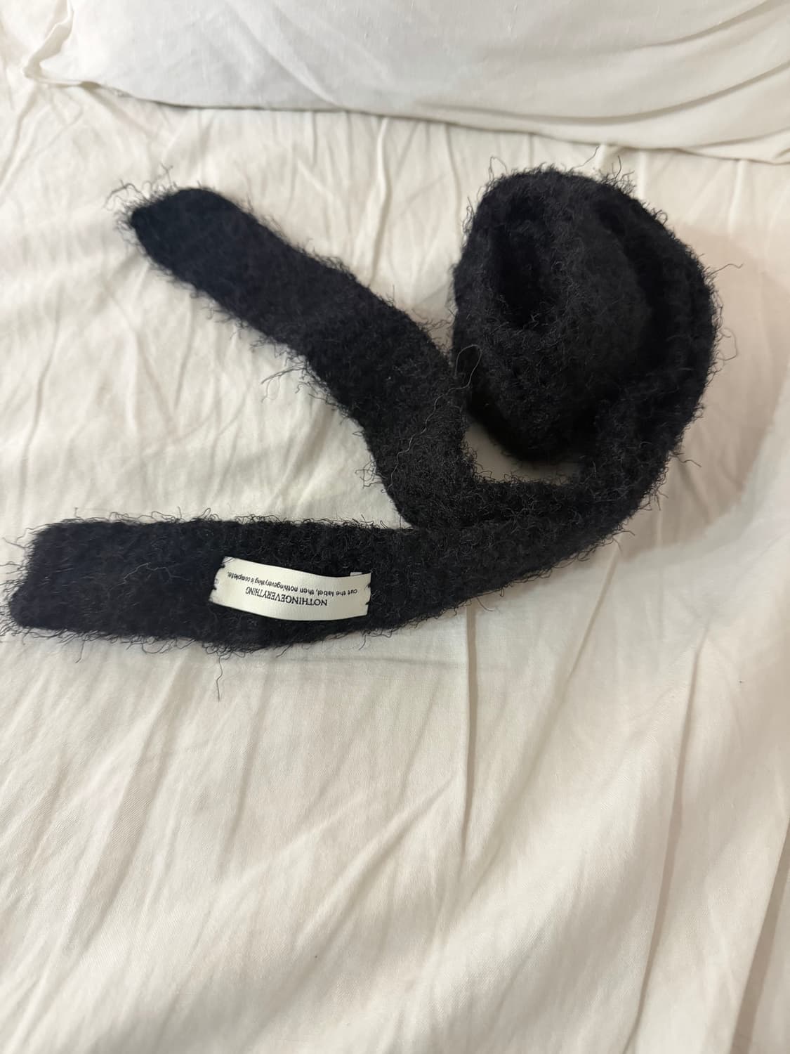 낫띵에브리띵 헤어리스카프 블랙 상품이미지3