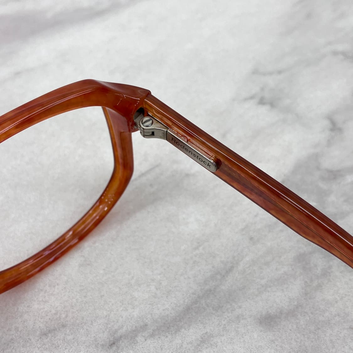 C09 로덴스톡 Rodenstock 레트로 호박 스퀘어 뿔테 안경 상품이미지3