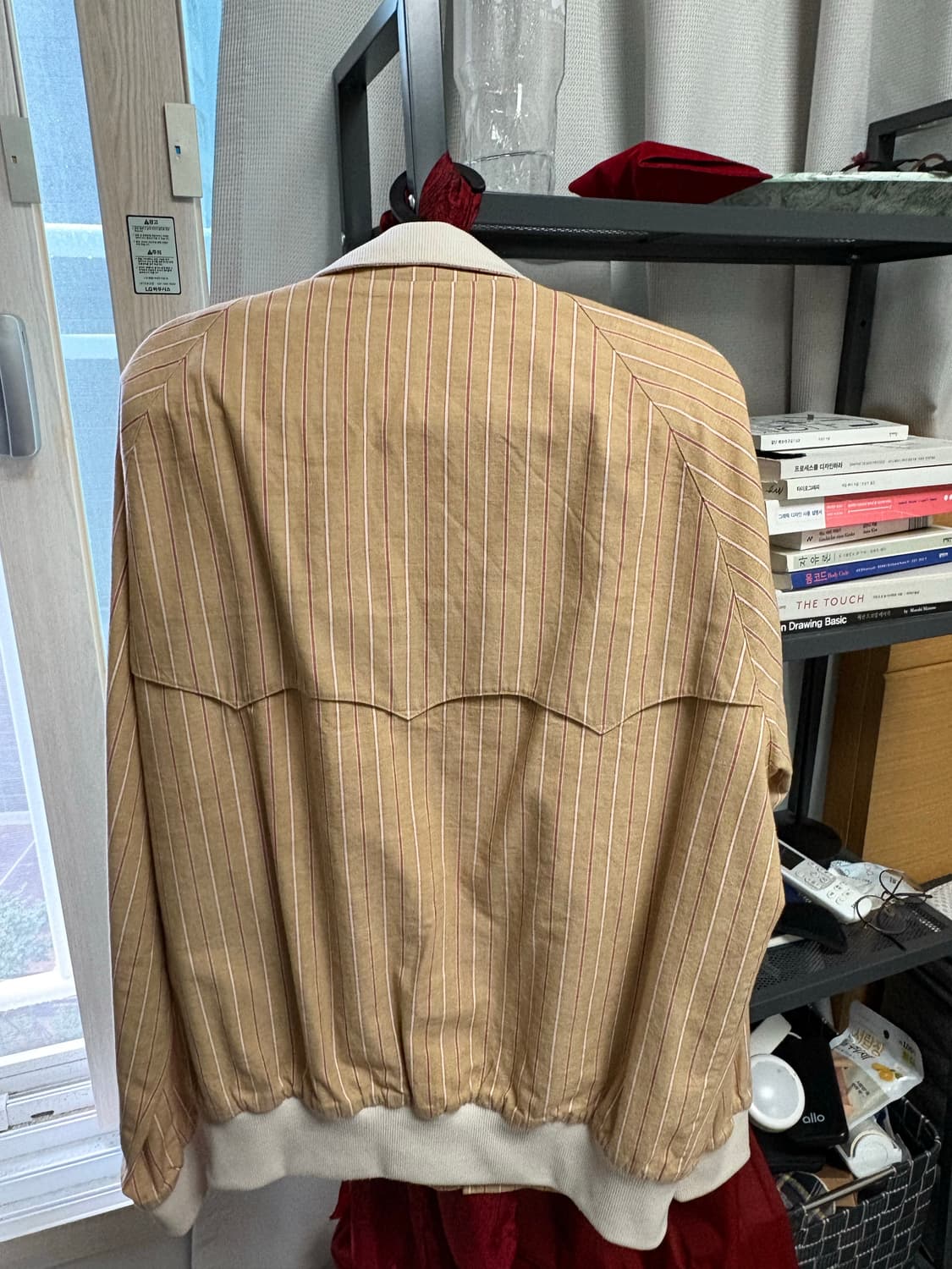 Heritagefloss 스트라이프 헤링턴 자켓 상품이미지2