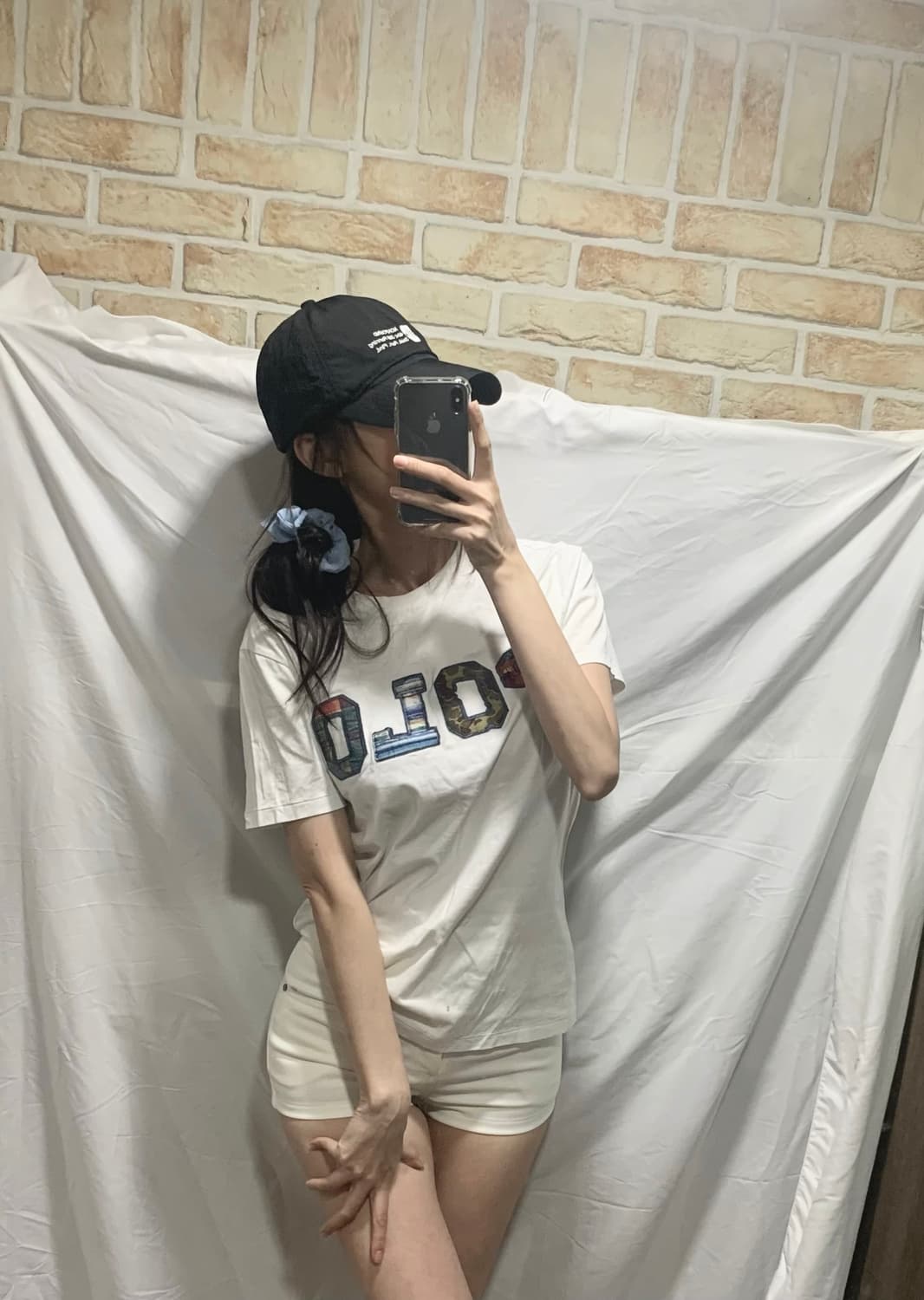 폴로 랄프로렌 로고 티셔츠,M,화이트 상품이미지3