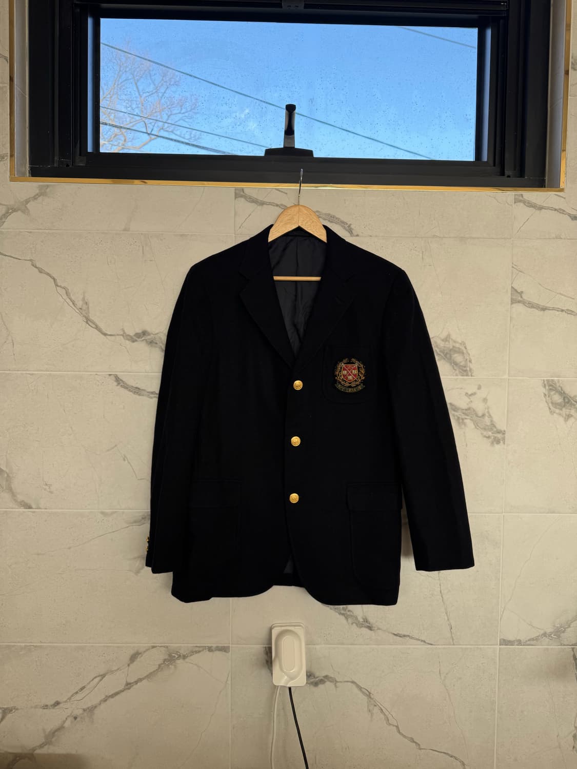 Ivy league 울 금장 블레이저  상품이미지1