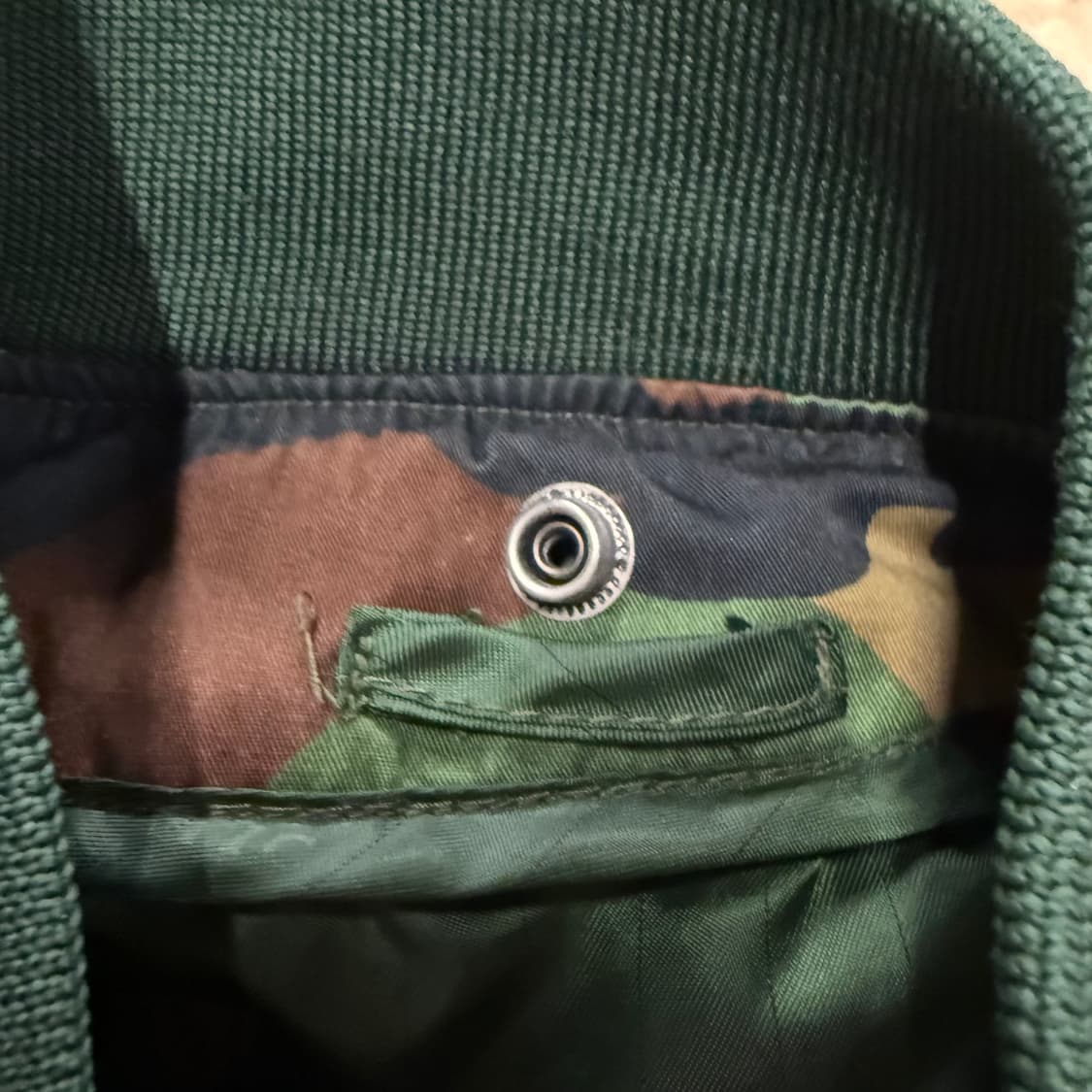 [정품] 밀리터리 카모 항공 점퍼 스타일 b18 상품이미지5