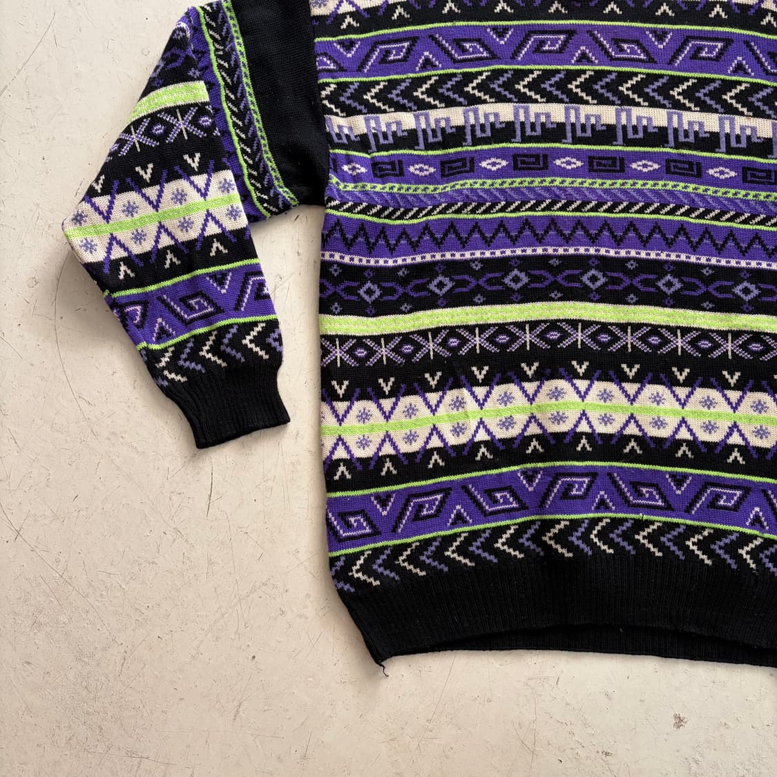 90s Capello 캐나다 빈티지 헤비 니트 스웨터 XL 상품이미지3