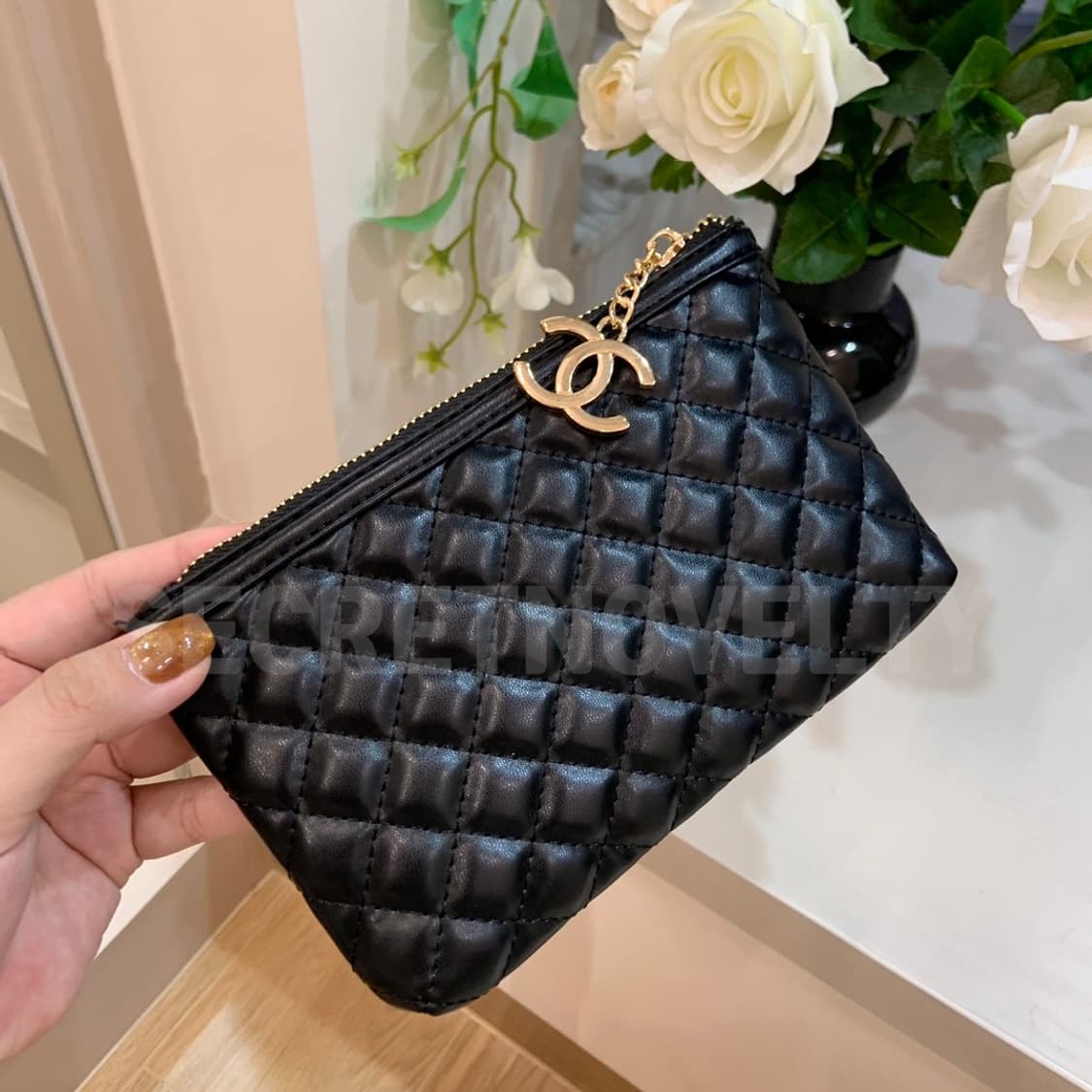 샤넬뷰티 퀄팅 파우치 동전지갑 샤넬 메이크업 상품이미지5