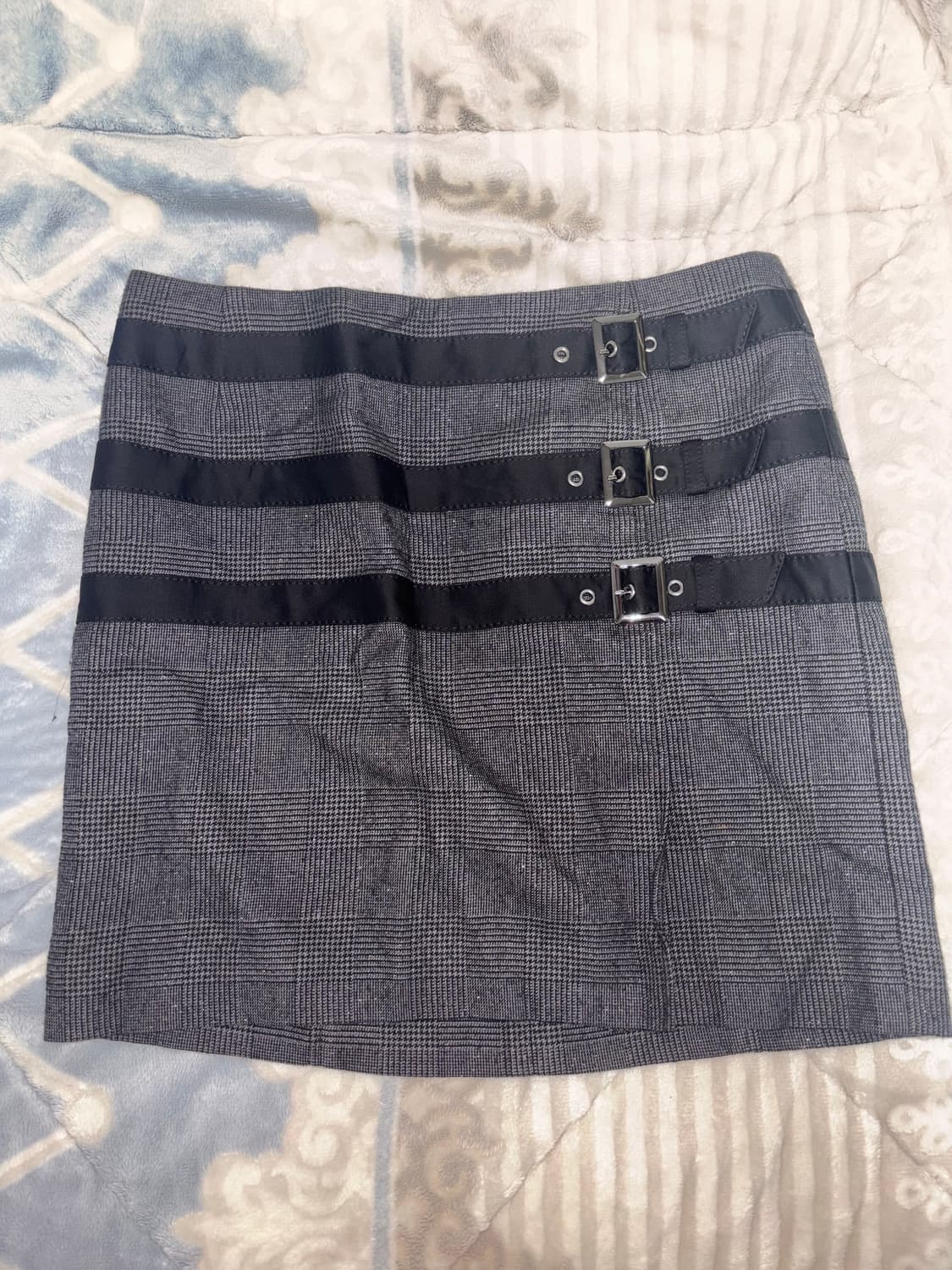 본디지 벨트 포인트 미니스커트 펑크 y2k 락시크 그런지 상품이미지1