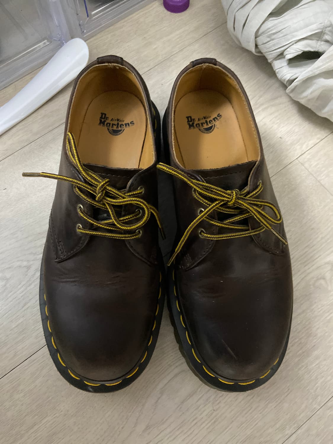 닥터마틴 1461 벡스 크레이지 홀스 다크 브라운 250 상품이미지3