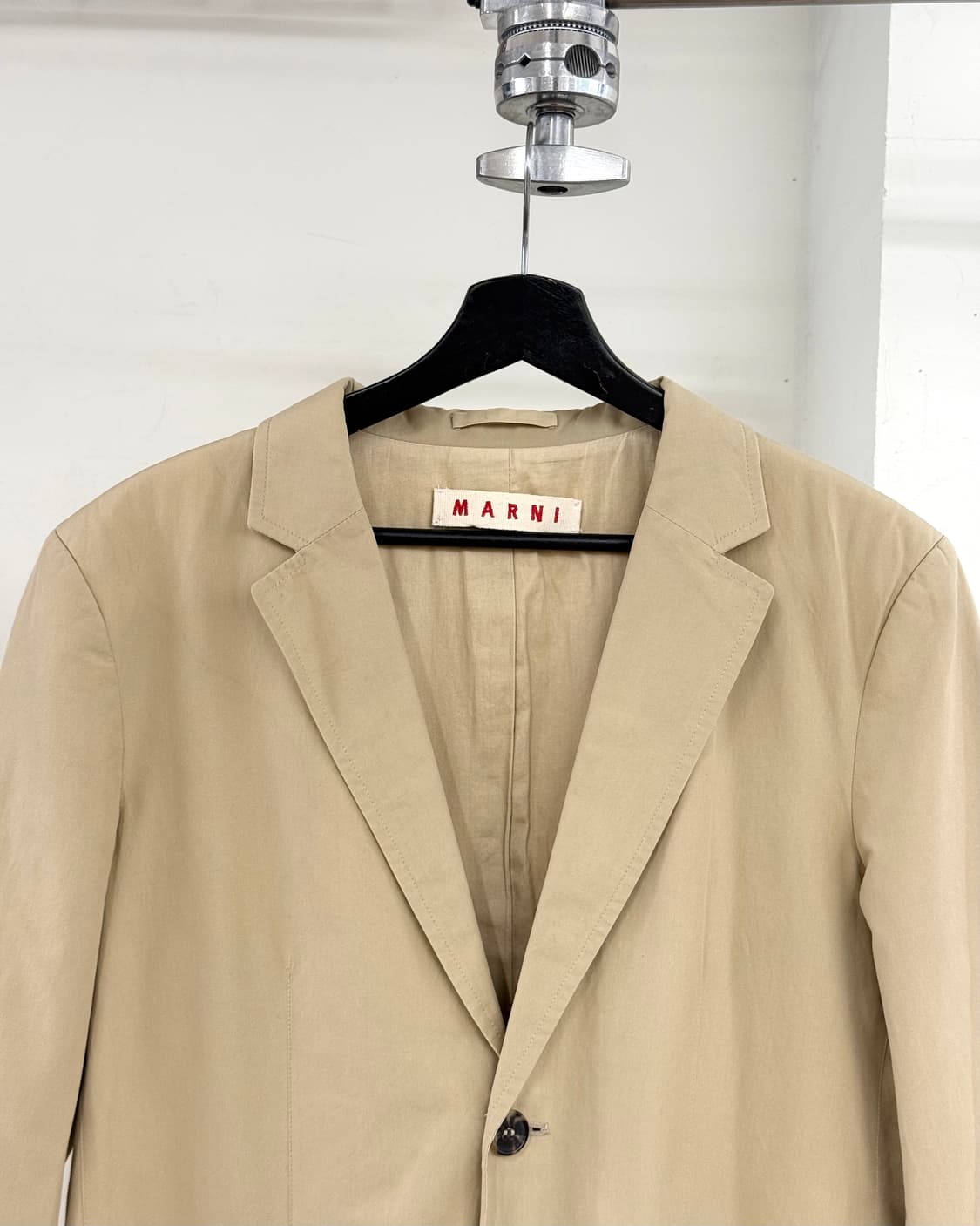 마르니 베이지 싱글 브레스티드 블레이저 상품이미지2