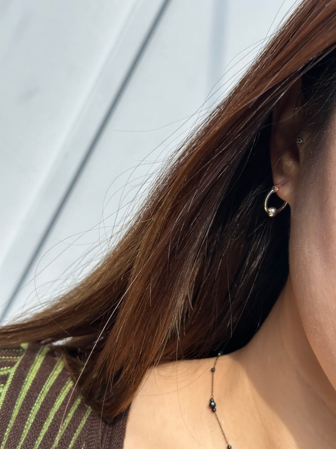 ball hoop 925silver earring  상품이미지6