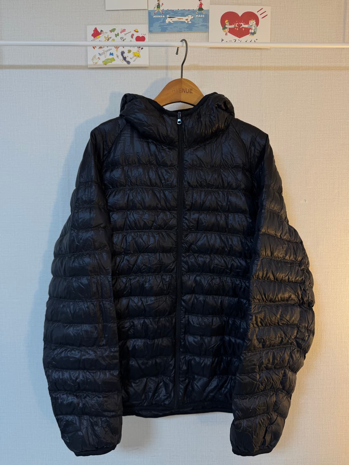 [L]유니클로 패커블 라이트 다운 패딩자켓 블랙 상품이미지4