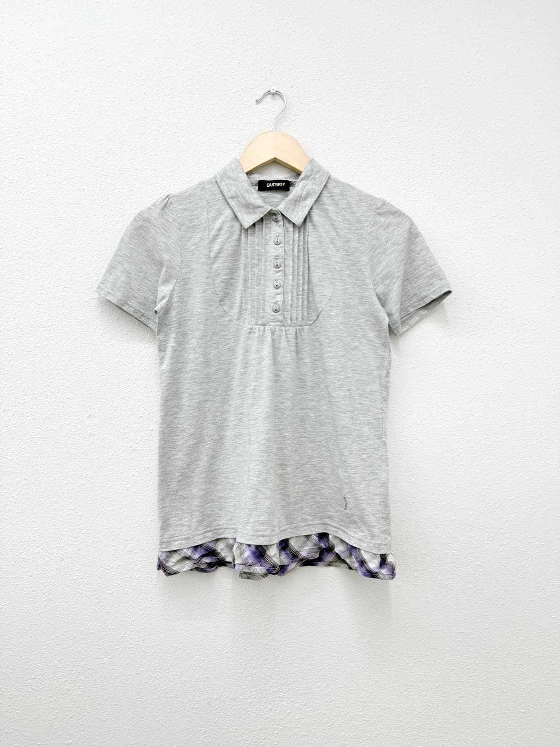 빈티지 EAST BOY 그레이 프릴 카라티 상품이미지2