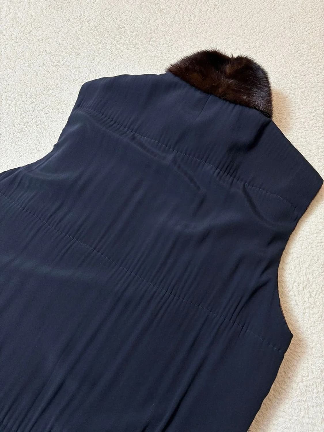  Loro Piana 럭셔리 밍크 롱헤어 니트 베스트 PN6900 상품이미지6