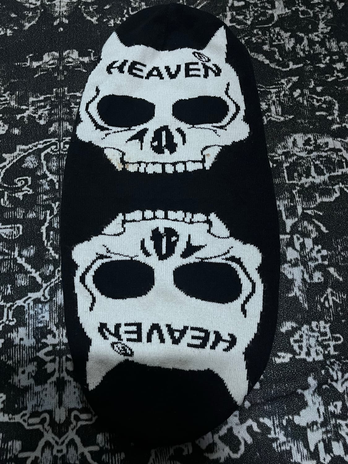 777mih 빈티지 스컬 비니 희귀매물 상품이미지4