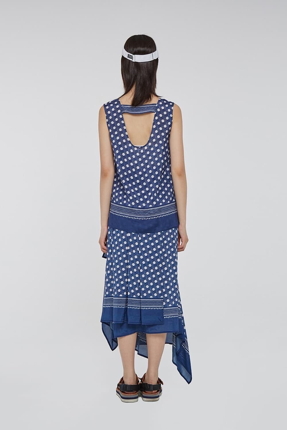 Aimons 리조트 도트  랩 스커트  상품이미지5