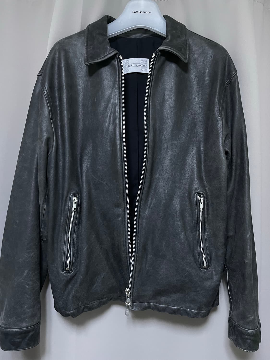 [3] 해칭룸 vtg 레더자켓 상품이미지1