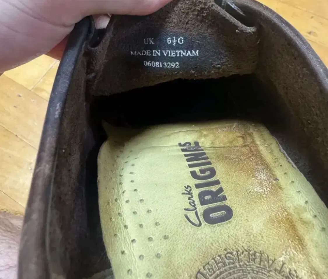 Clarks 클락스 왈라비 레더 255/ Men UK6.5 상품이미지2