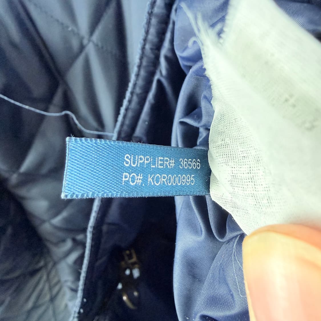 (M) 폴로 랄프로렌 퀄팅 자켓 네이비 상품이미지5