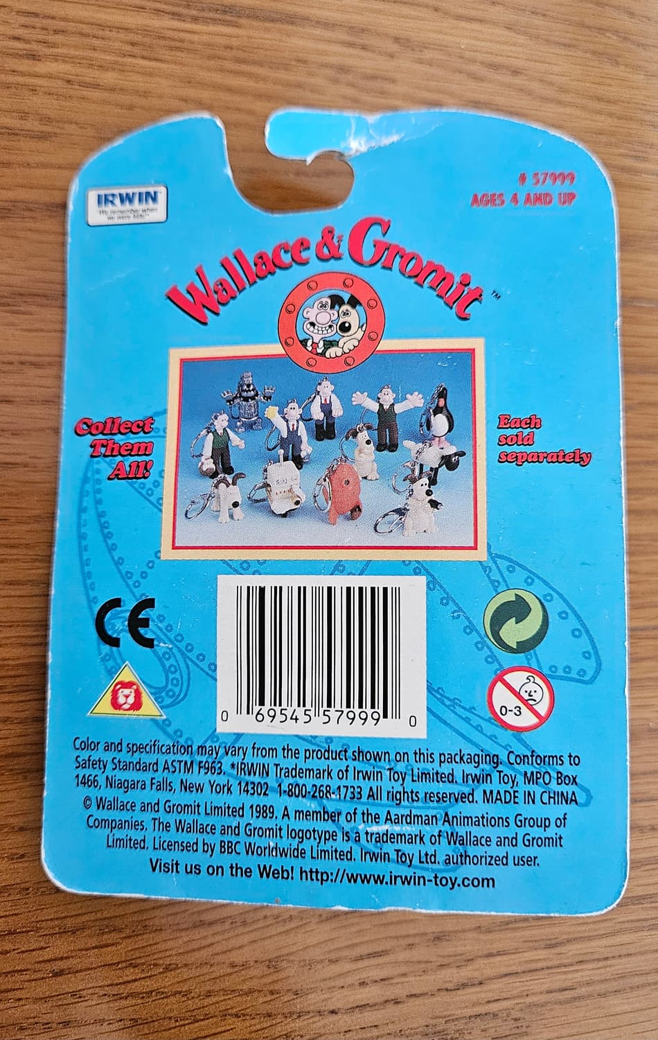 1989 월레스와 그로밋 키링 미개봉 새상품 상품이미지6