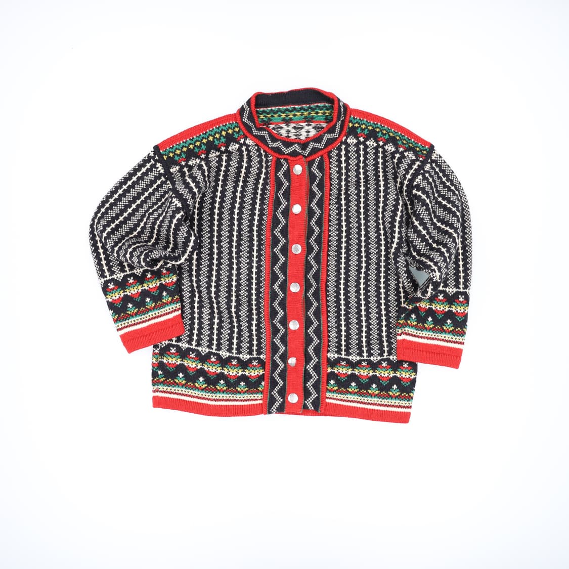 실측확인 빈티지 노르딕 가디건 0414H1 상품이미지1